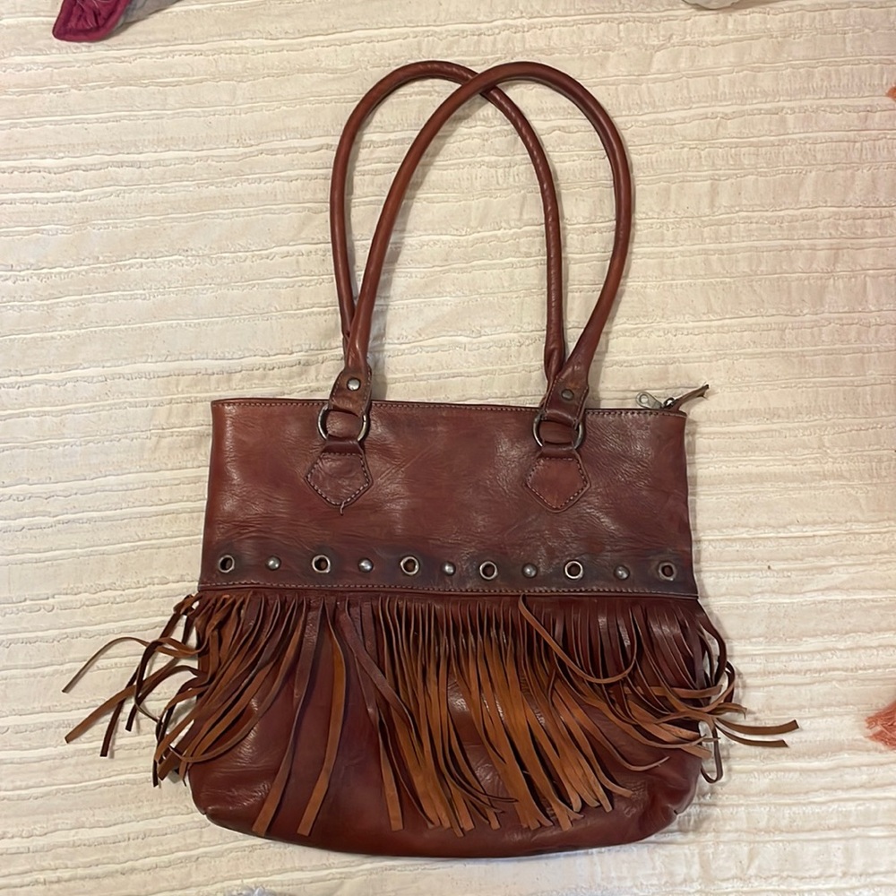 Bought this purse from Etsy- genuine leather, excellent condition
